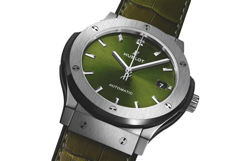 Hublot’s Classic Fusion Titanium Green 